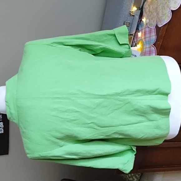 Coldwater Creek Silk/Linen Blend Jacket Size L - Picture 5 of 7